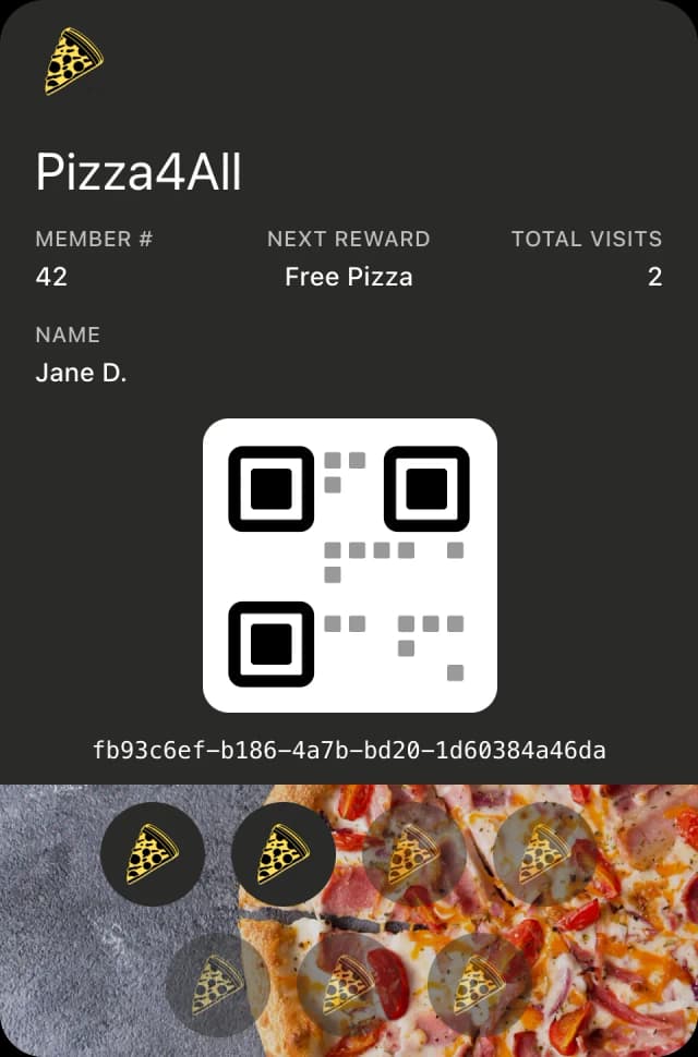 Stamp card — Google Wallet